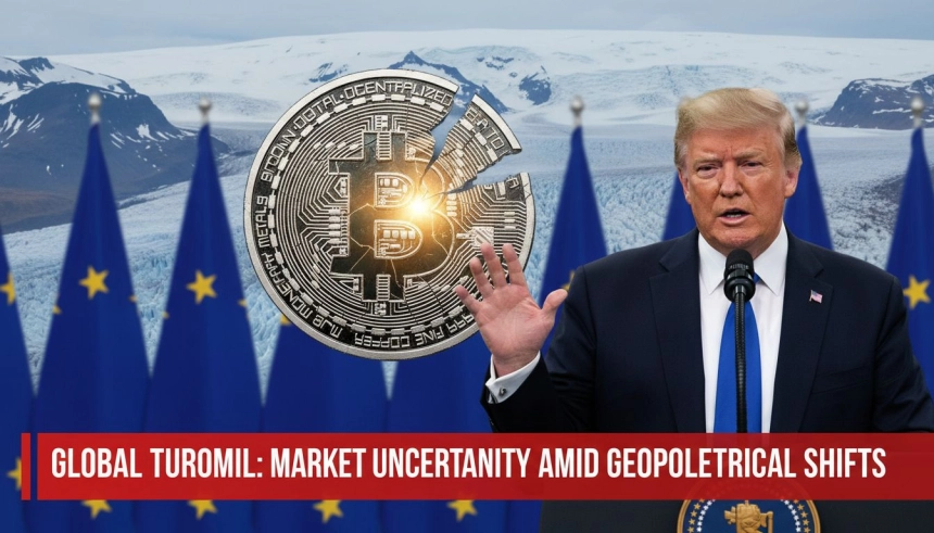 트럼프, '그린란드 매입' 조건으로 EU에 최대 25% 관세 경고…비트코인 $BTC 불안 심화