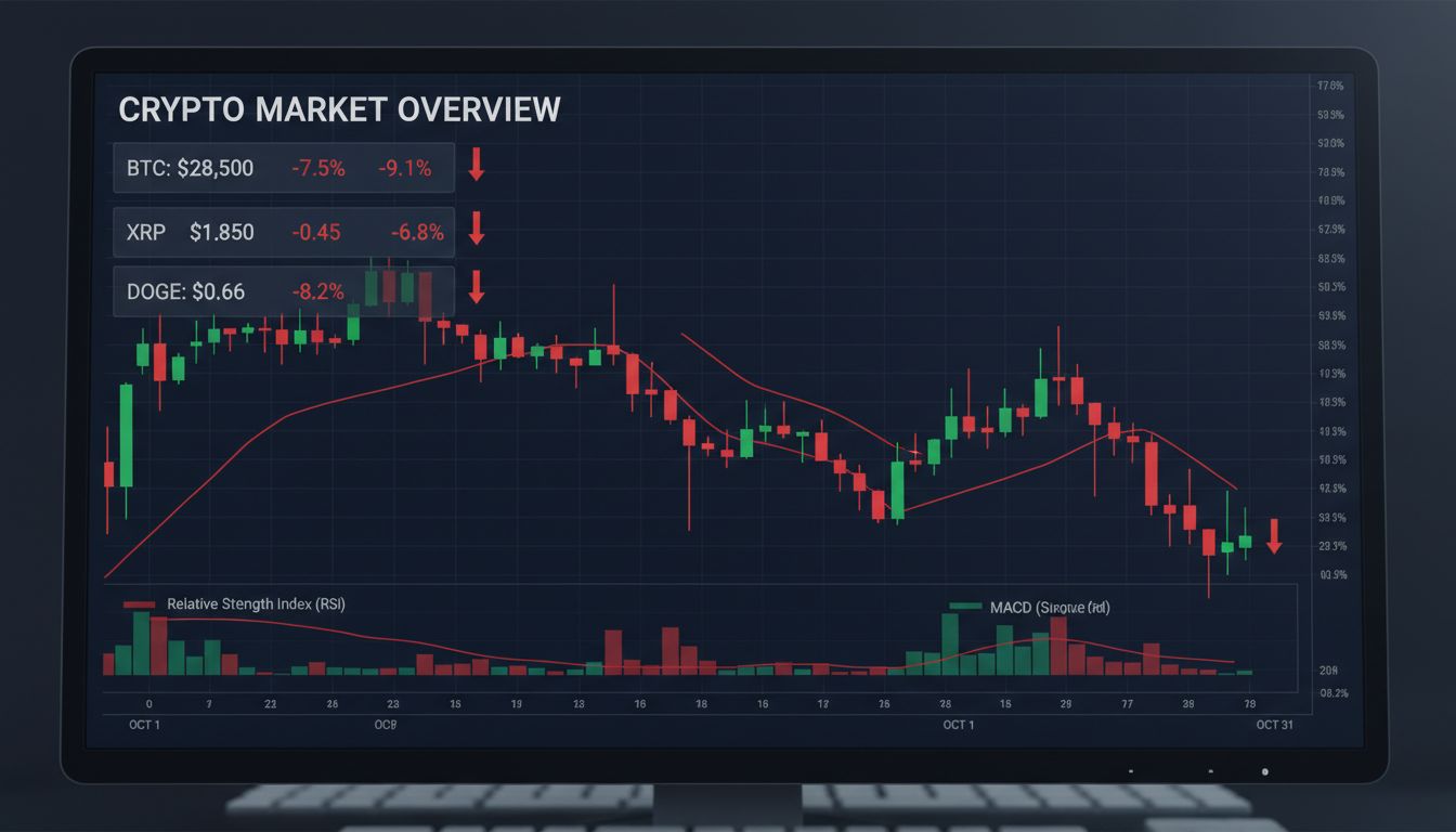 비트코인 부진에 주요 알트코인 흔들…이더리움·XRP·도지코인 하락 지속