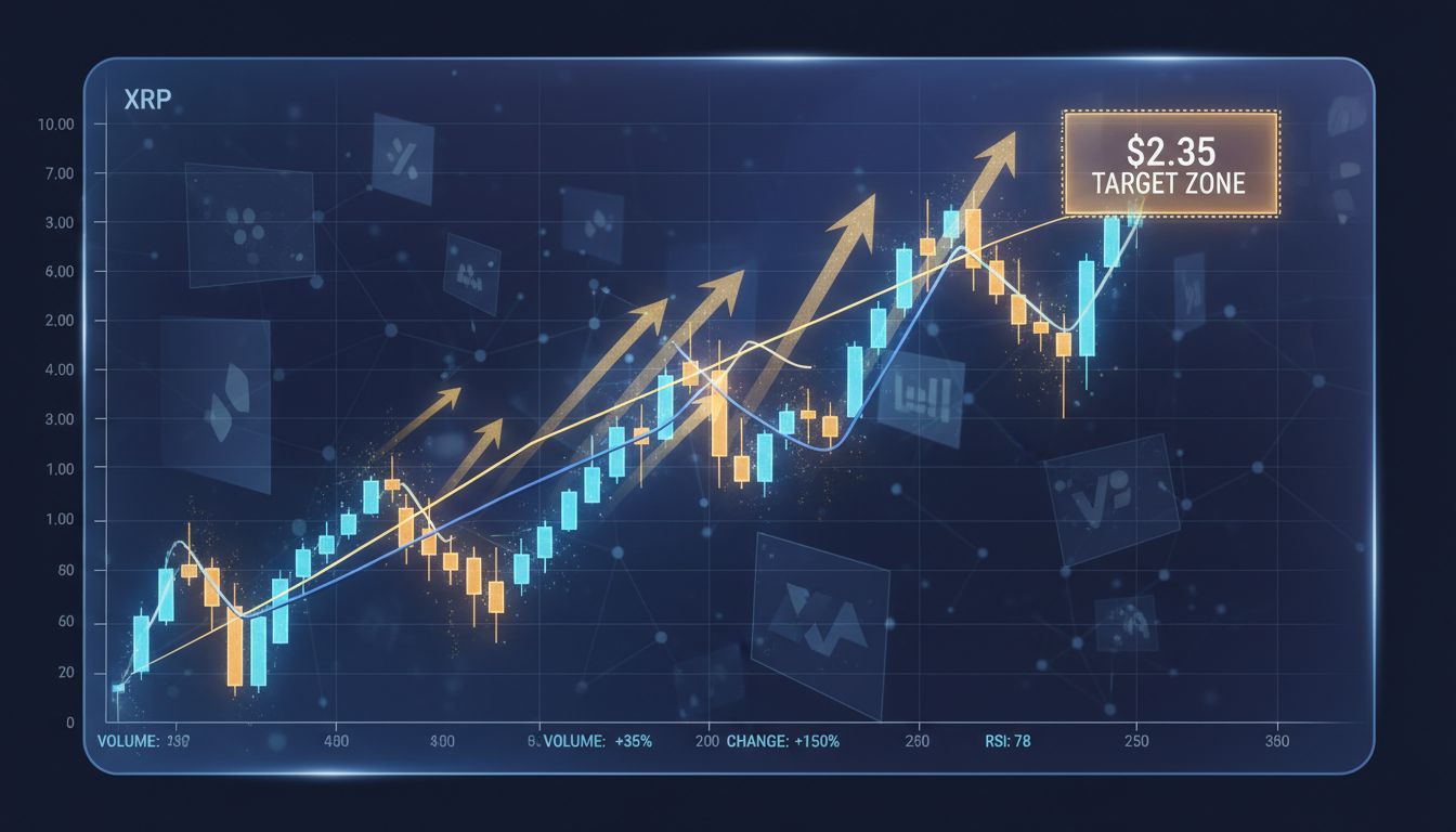 XRP, 올해 첫 골든크로스 출현…2.35달러 돌파 시 상승 전환 본격화