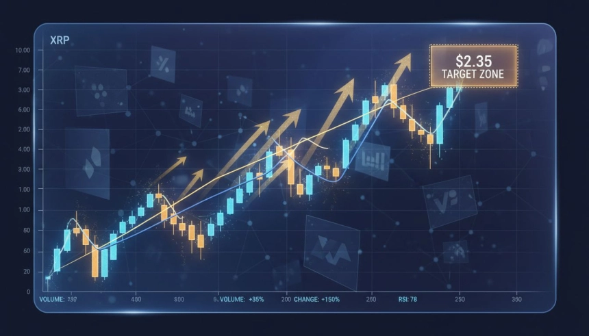 XRP, 올해 첫 골든크로스 출현…2.35달러 돌파 시 상승 전환 본격화