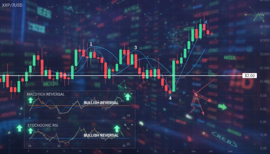 XRP 2달러 지지선 시험…‘엘리엇 4파’ 발동에 20달러 본격 조준