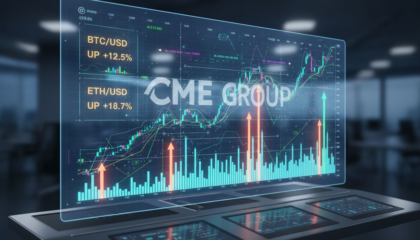 CME, 2025년 일평균 2,810만 계약 '사상 최대'…암호화폐 파생상품 140% 급증