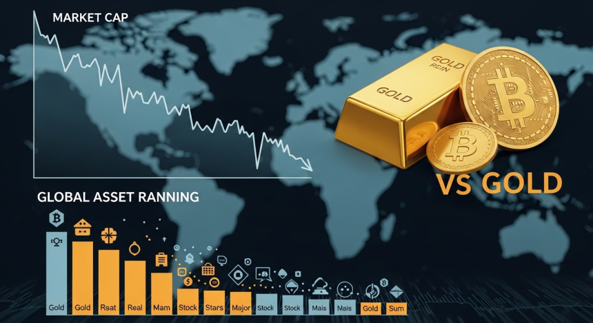  1조 6,500억 달러 시총… 비트코인, 자산 순위 11위로 밀려났다