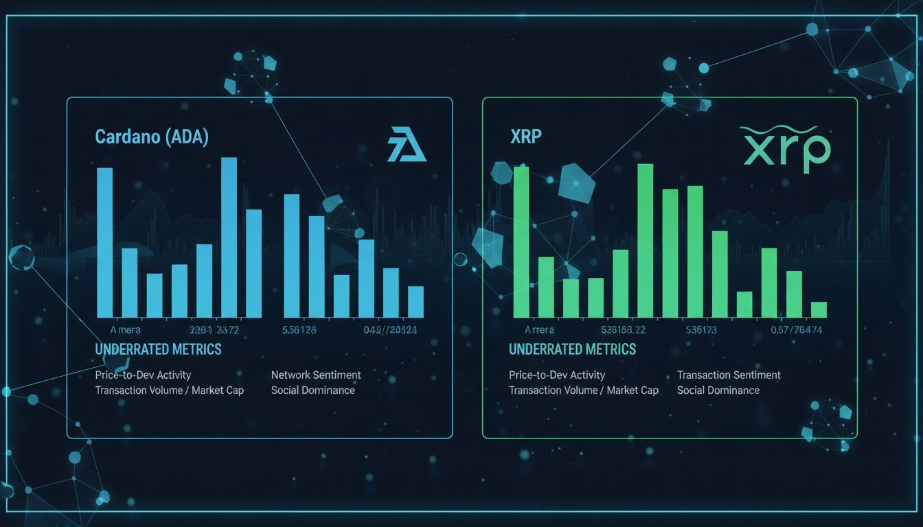 에이다(ADA)·XRP, MVRV 기준 저평가 구간 진입…기술적 반등 신호 주목