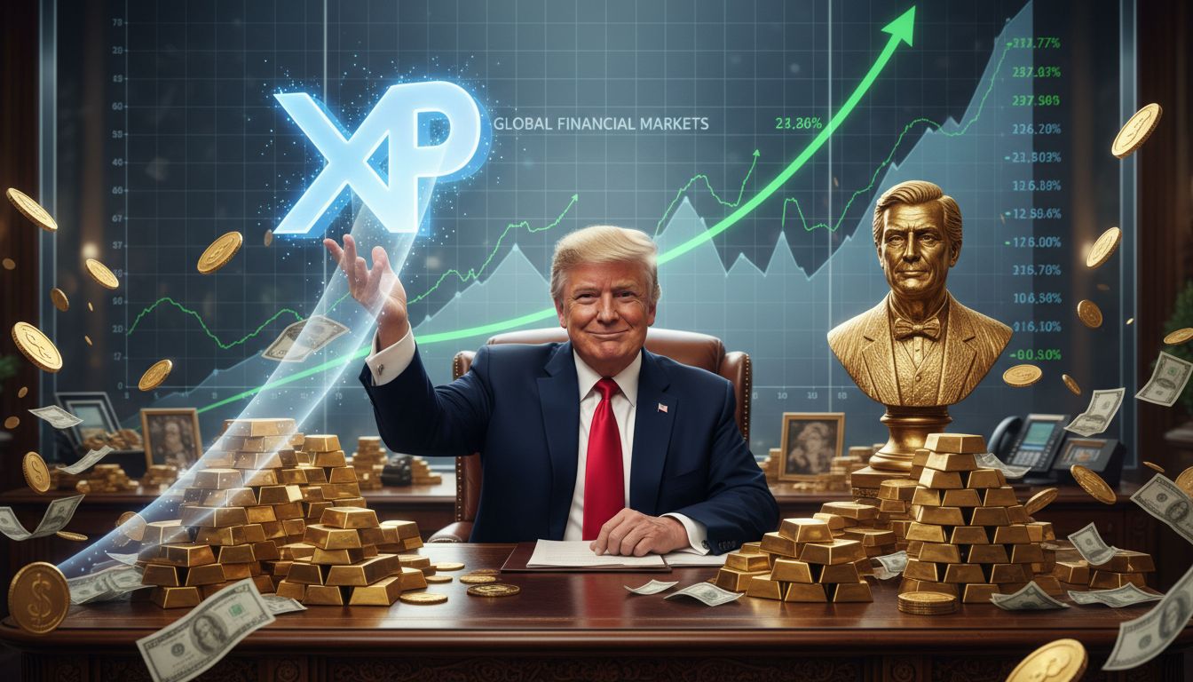 35조 달러 시총 '금값 랠리'… XRP로 번지는 유동성 '3개월 시차' 주목