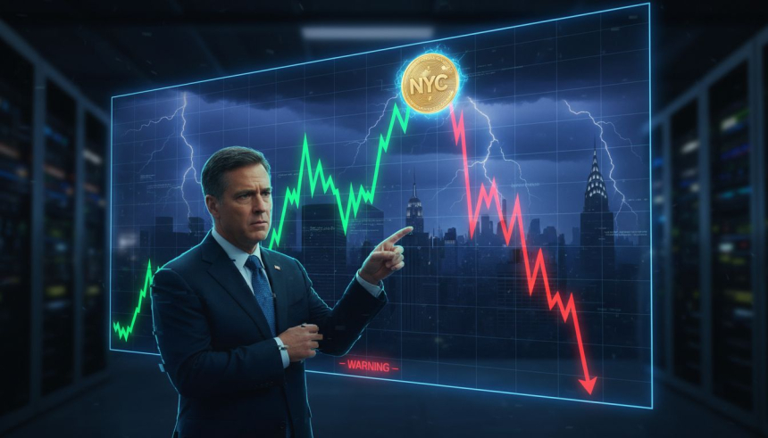  에릭 애덤스 전 뉴욕시장 'NYC 토큰', 시총 1조 찍고 80% 폭락…러그풀 의혹 확산