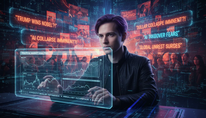  비이성적 과열 정조준…부테린, 예측시장서 1억 원 수익 낸 전략 공개