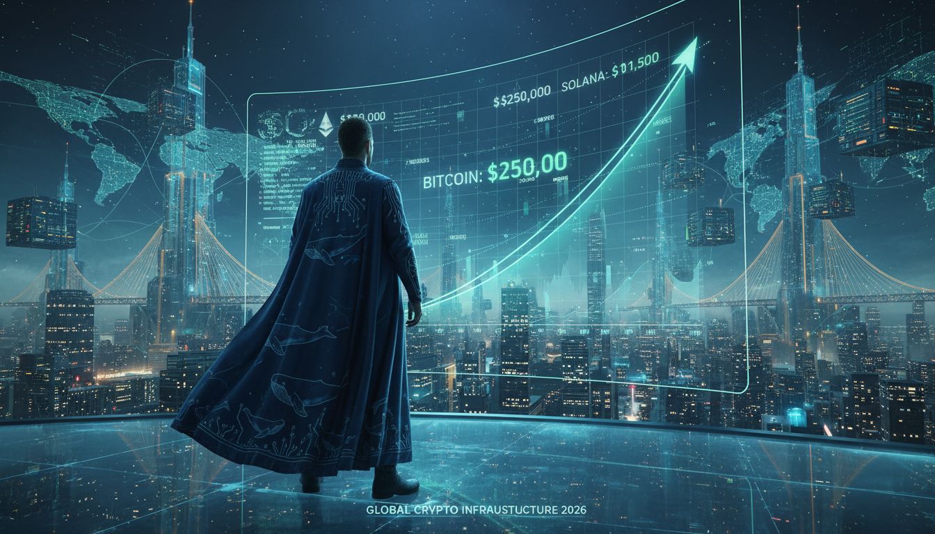 비트코인 $250,000 간다…시장 예언자 '고래'의 2026년 시나리오