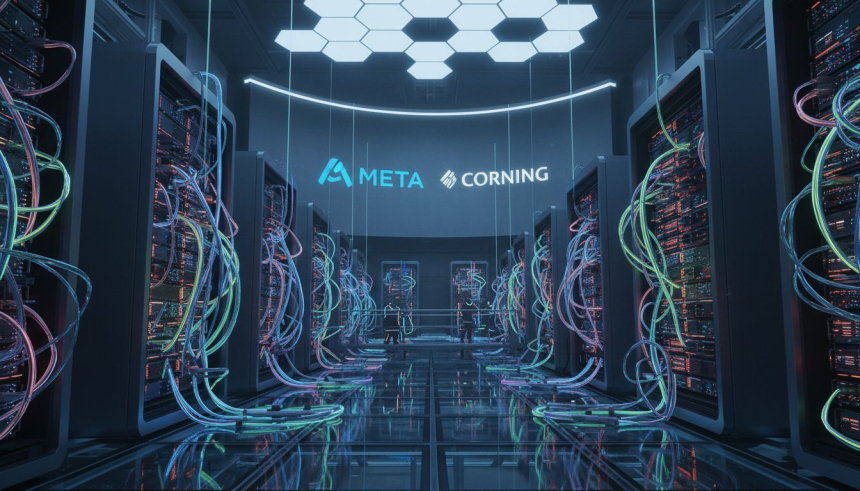  코닝, 메타와 8조 원 규모 AI 데이터센터 계약…주가 17% 급등