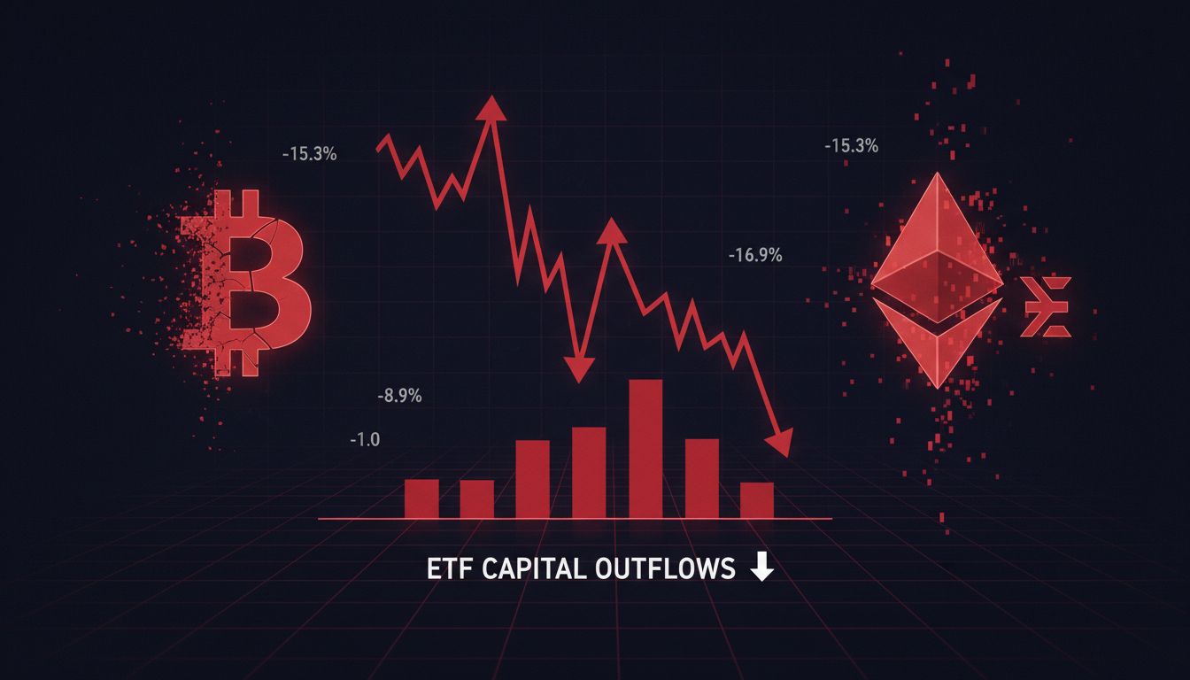 비트코인·이더리움 약세 속 ETF 자금 유출 확대…2026년 첫 거래, 불안한 출발