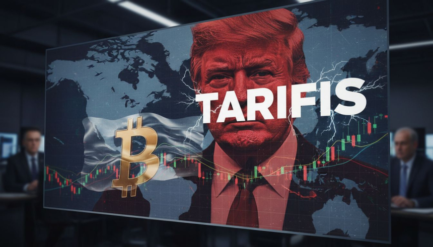  트럼프 '캐나다 100% 관세' 경고에 비트코인($BTC) 또 출렁…정치리스크에 시장 긴장