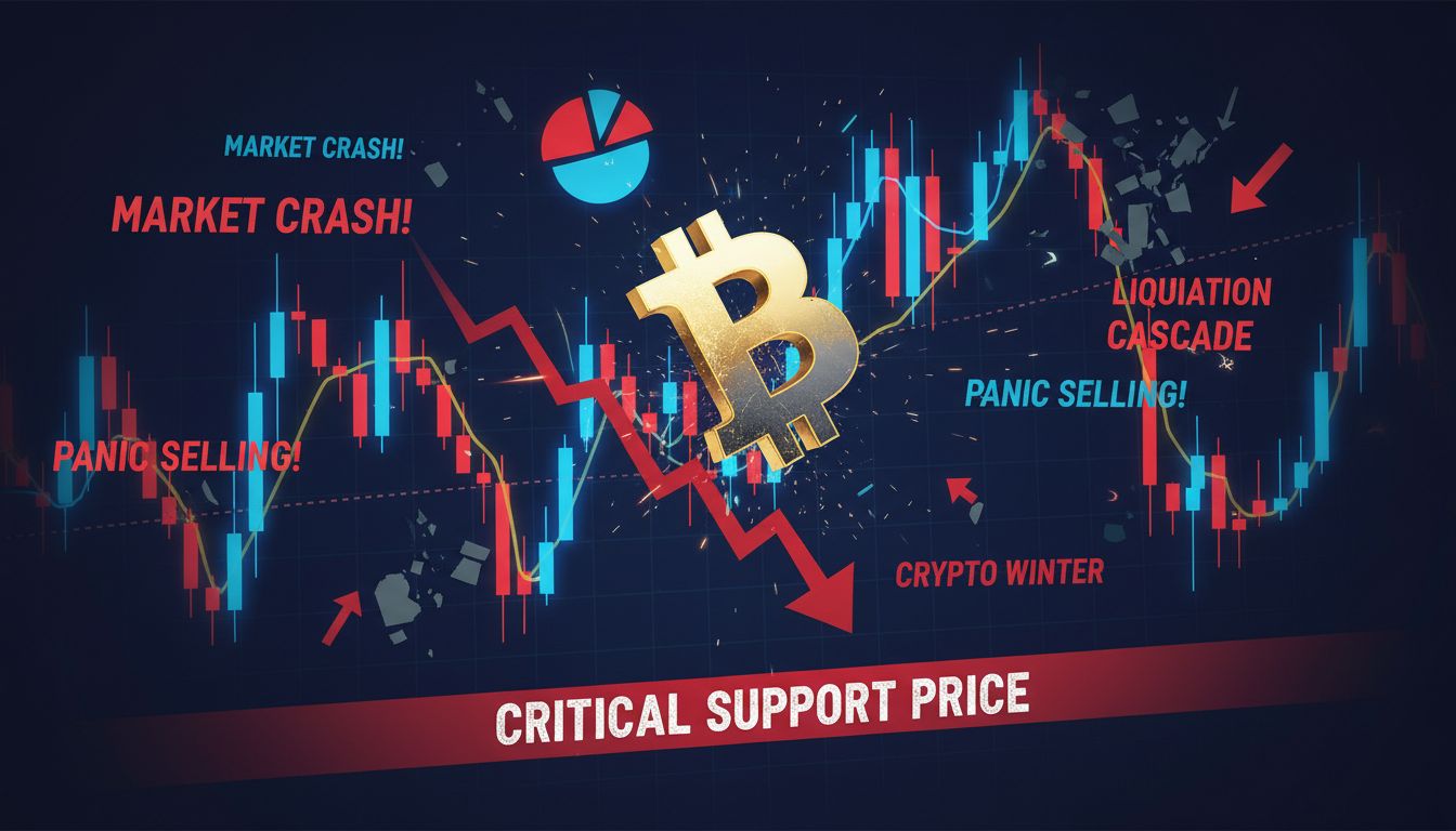 비트코인($BTC), 8만 8,000달러 붕괴…1시간 만에 1,955억 원 롱 청산