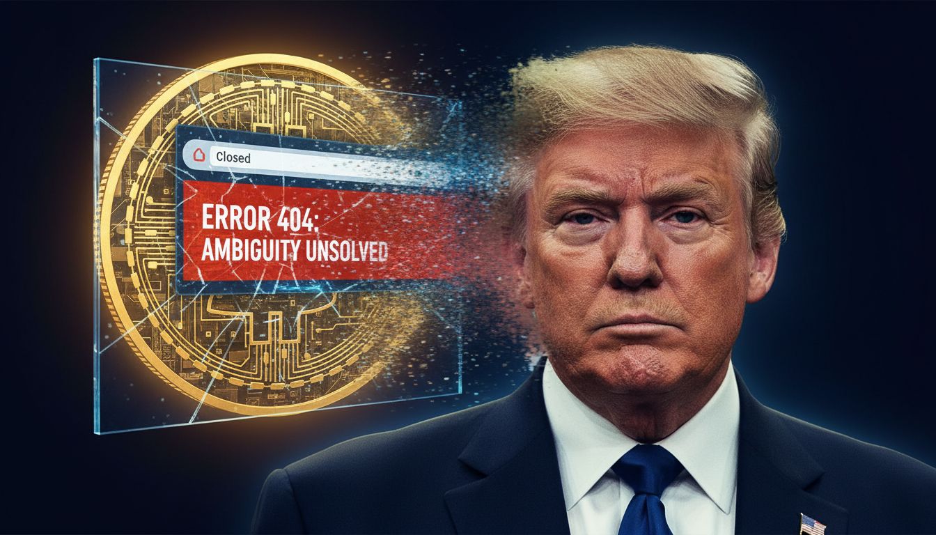 트럼프 '친크립토' 행보에 혼선…관련 페이지 삭제로 신뢰도 우려 확산
