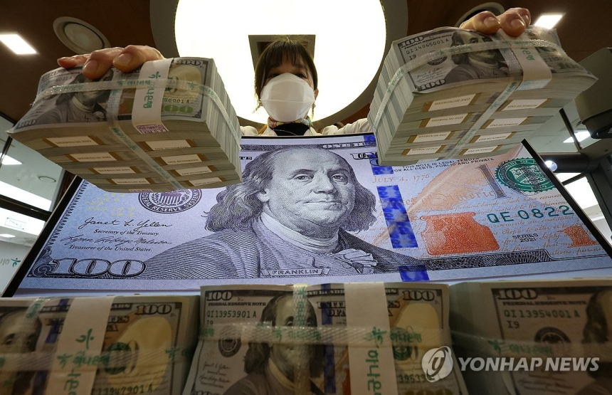 원/달러 환율 1,445.4원 마감…외국인 주식 매도에 '환율 불안'