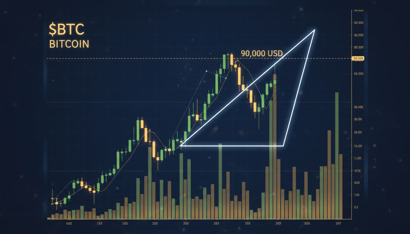 비트코인($BTC) 9만 달러 돌파 눈앞…거래량 120% 급등에 추세 전환 시그널