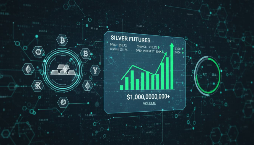  트레이드XYZ, 귀금속 거래 폭증에 일 거래량 1조 4,452억 원 돌파…실버 선물이 주도