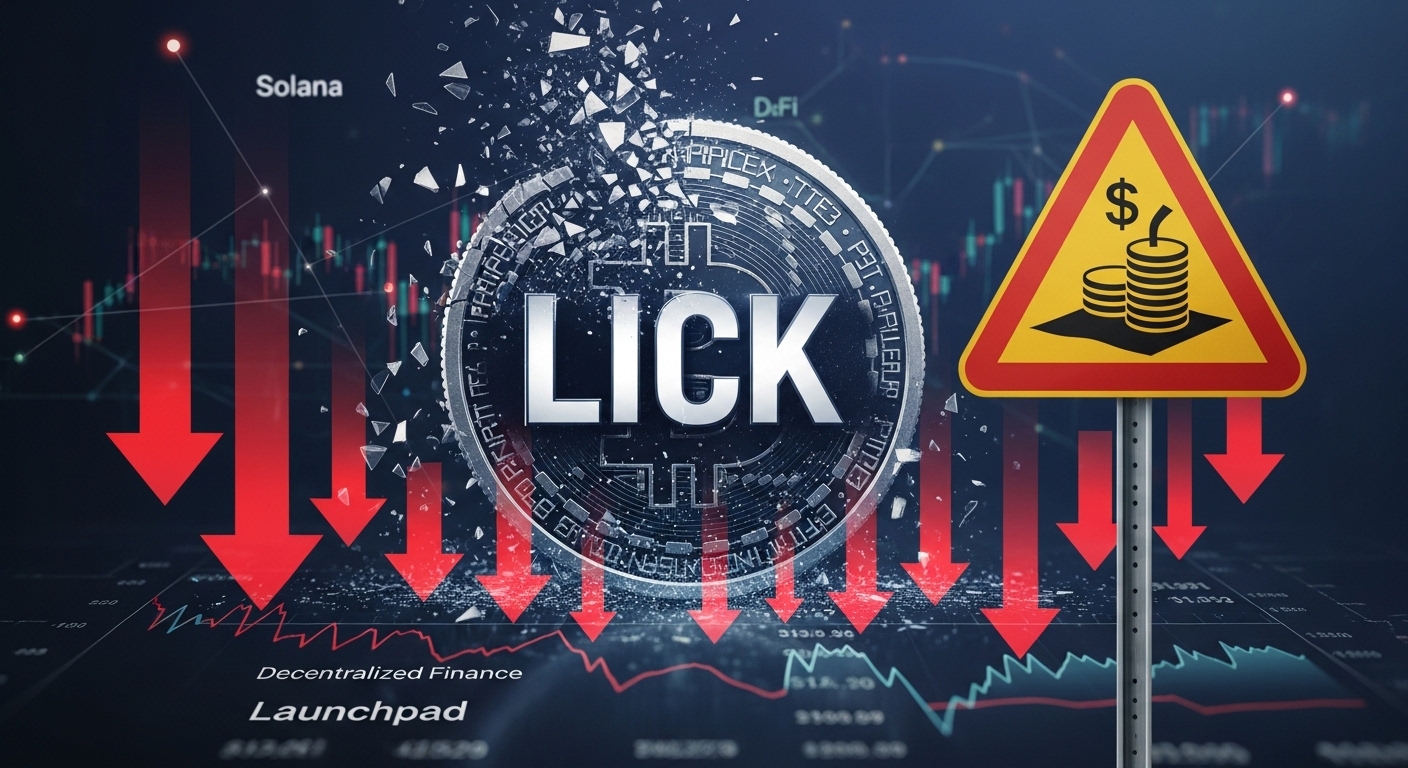 미 정부 압수 암호화폐 탈취 연루 지갑, 밈코인 ‘LICK’ 출시 후 하루 만에 97% 폭락