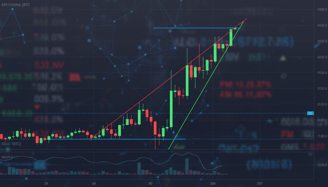 비트코인 $BTC, 상승 채널 하단 테스트…지지선 수성 여부가 향방 가른다