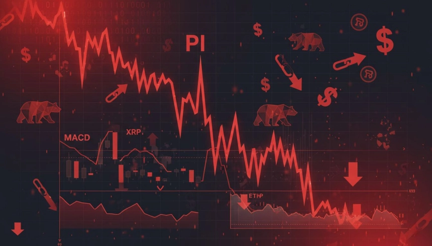 95% 폭락… PI 토큰 '0.16달러 붕괴'에 1억 8,000만 개 쏟아진다