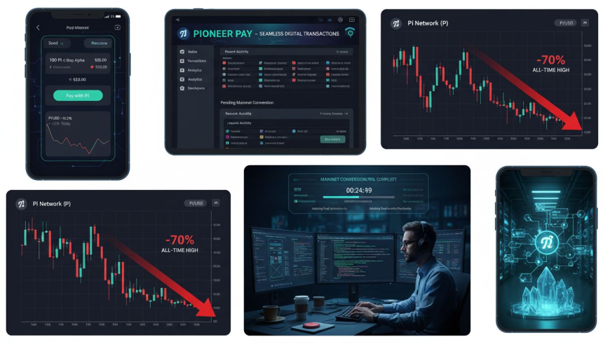  파이네트워크, 간편결제 기능 추가에도 토큰 가격 사상 최저치 경신
