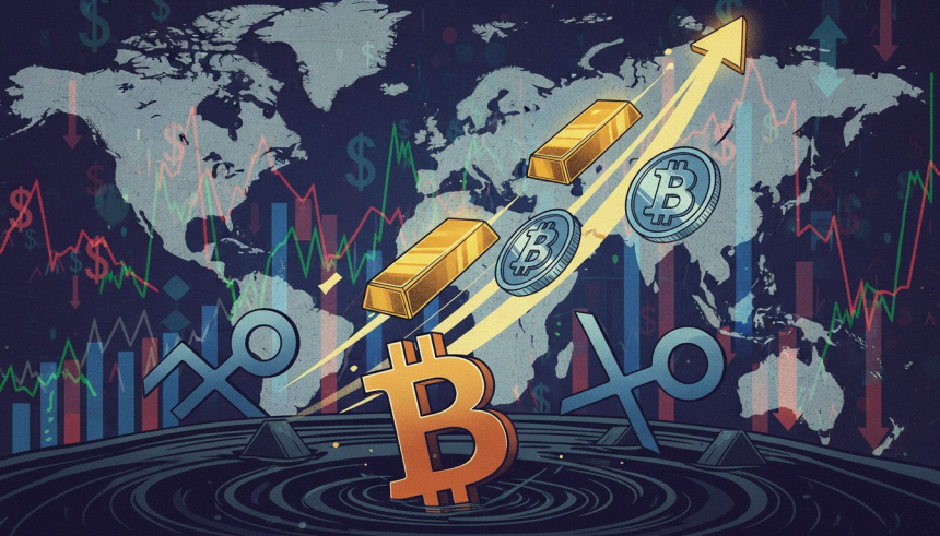  금값 사상 최고치 돌파…비트코인($BTC)·XRP는 상승 반응 못 해