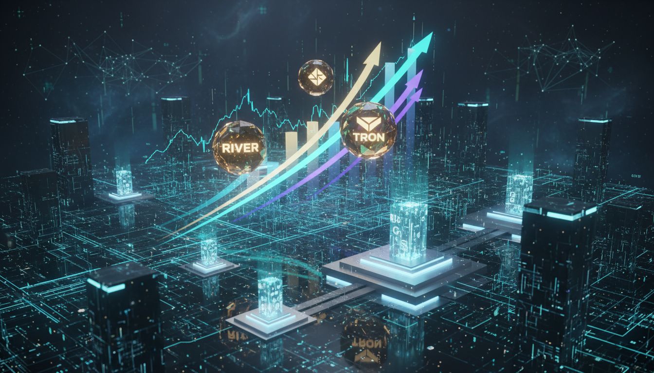 저스틴 선 117억 원 투자에 RIVER 40% 급등…스테이블코인 생태계 본격 진입