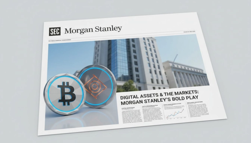 모건스탠리, 비트코인·솔라나 현물 ETF 동시 신청… SEC 승인 시 1,900만 명 직접 투자 가능