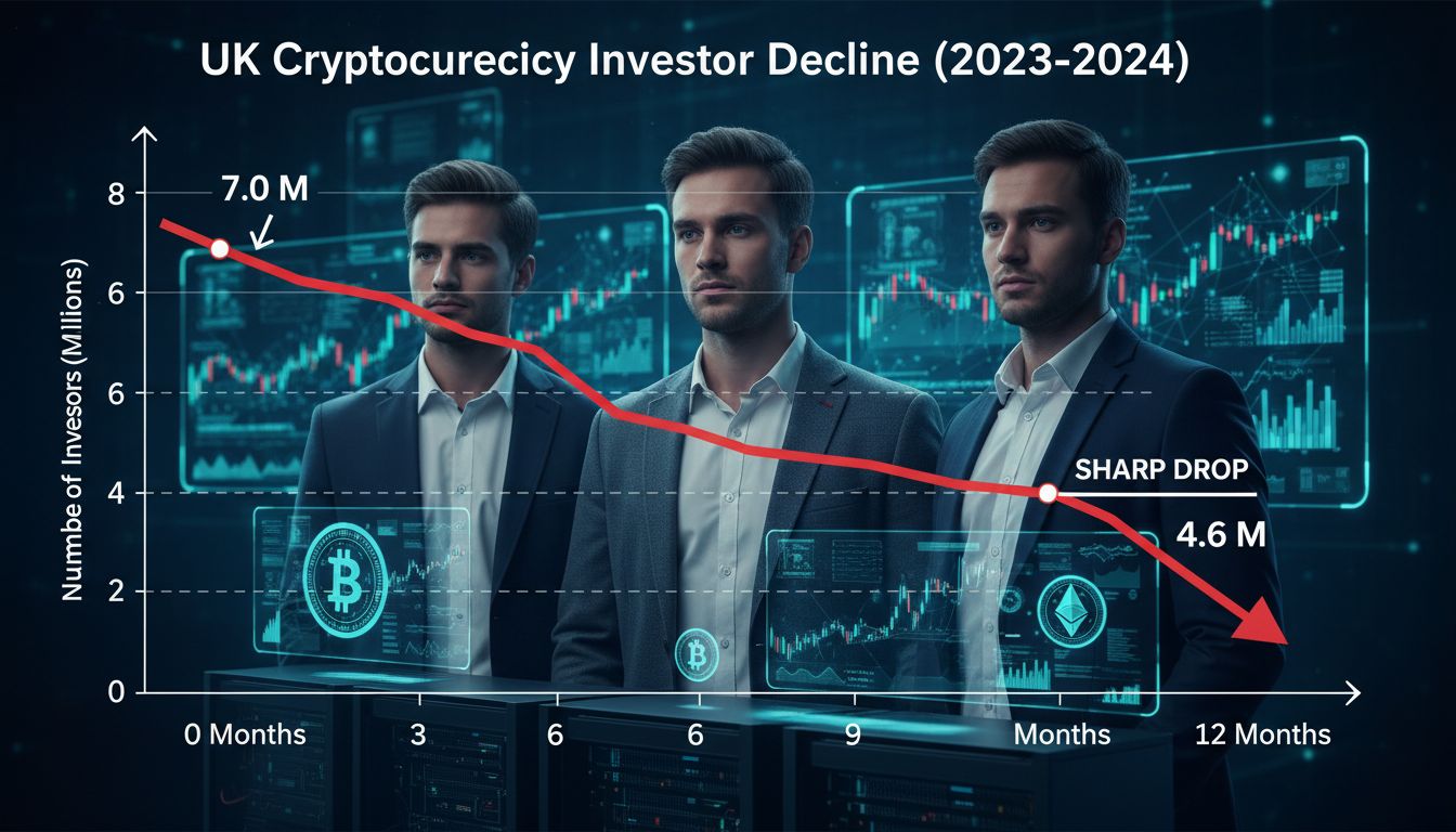 240만 명 이탈…영국 암호화폐 투자자, 1년 새 3분의 1 급감