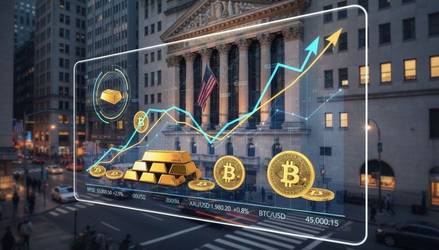  비트코인·금 통합 ETF 상장…BTC, ‘디지털 실물자산’ 인식 확산