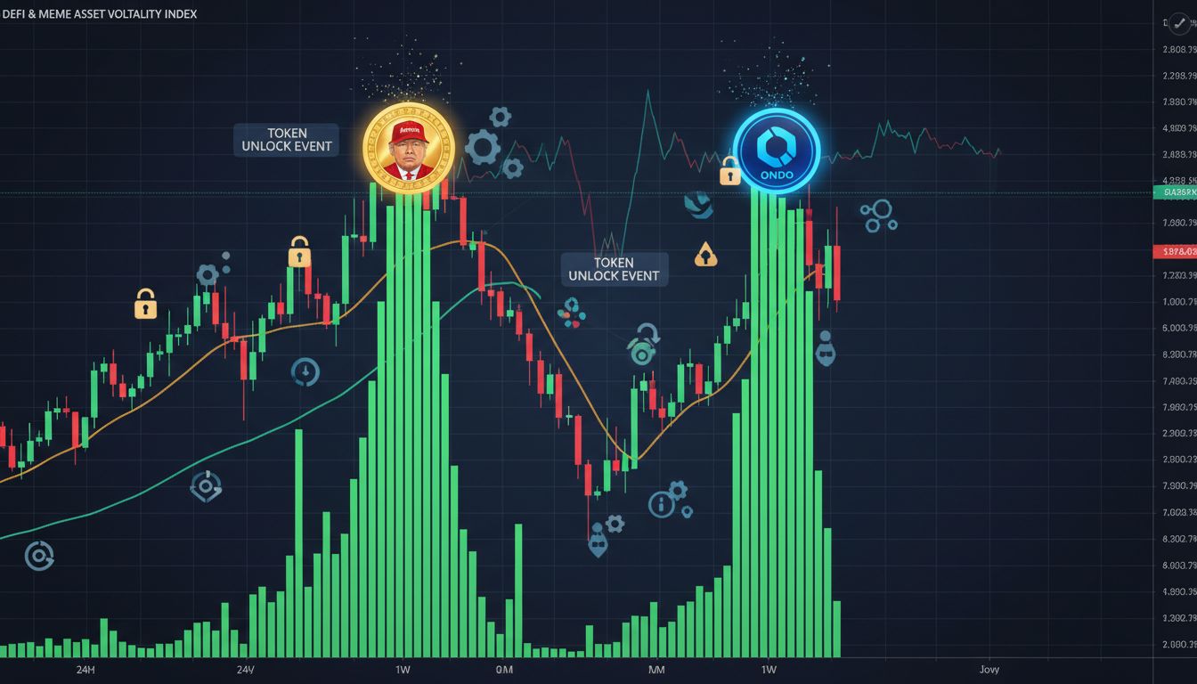 트럼프 밈코인·온도 파이낸스, 2.4조 원 언락…시장 '유동성 충격' 우려
