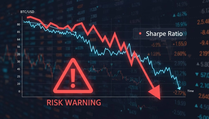 샤프지수 '마이너스 전환'…비트코인, 8만 1,000달러 붕괴 시 6만 5,500달러 열리나