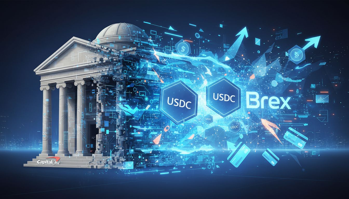 캐피탈원, 스테이블코인 결제 기업 브렉스 7.5조 원에 인수…전통 금융의 디지털 확장 본격화