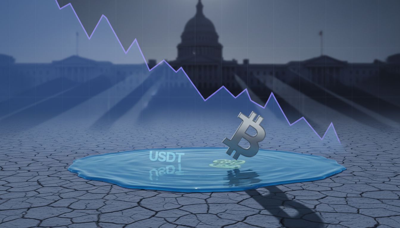 스테이블코인 시총 급감…비트코인 유동성 위축 신호 현실화되나