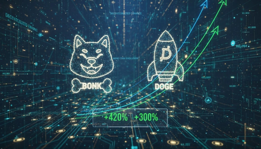 봉크(BONK), 도지코인 급등 전 패턴 재현... 250% 상승 가능성 제기