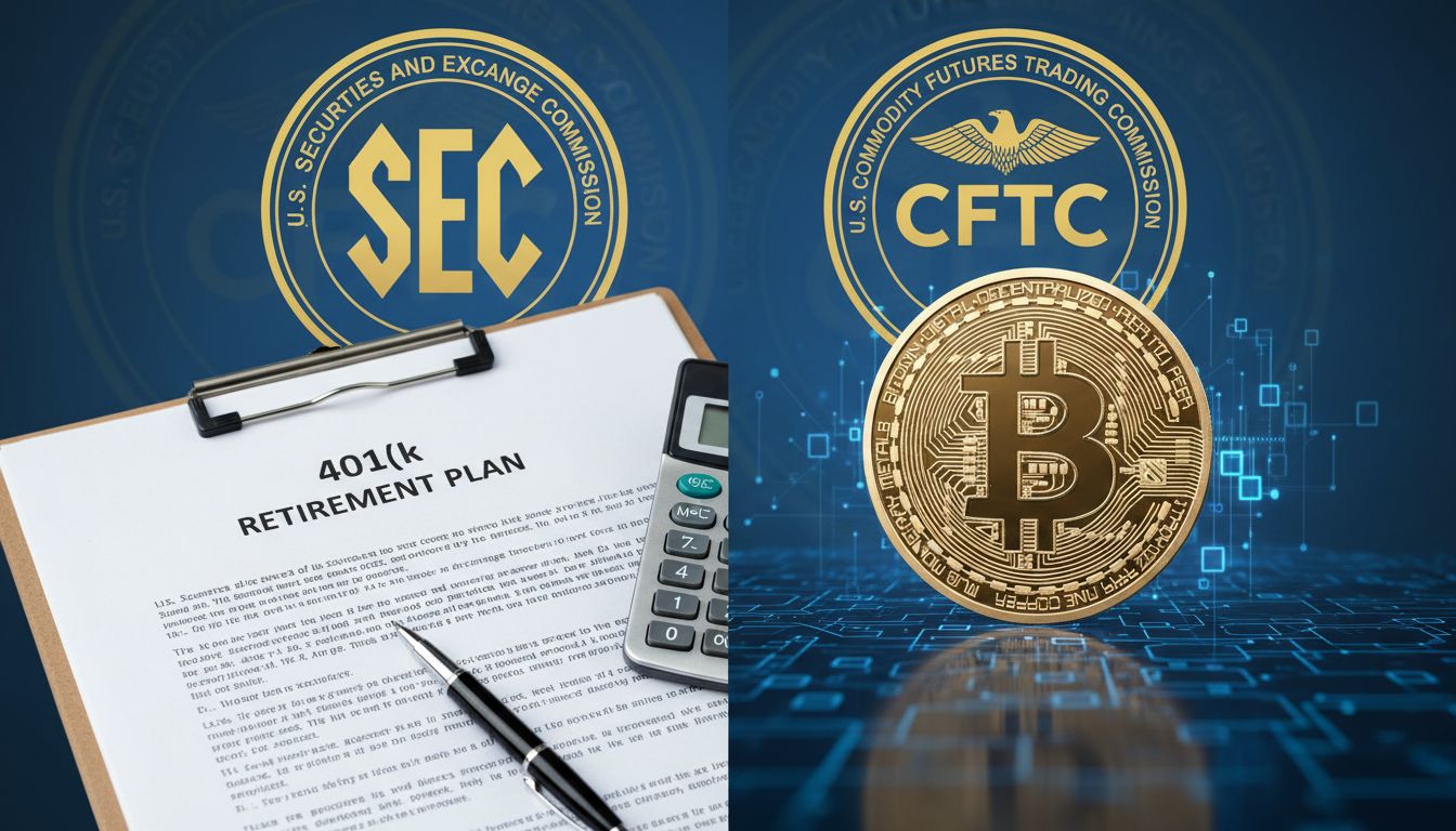 401(k) 퇴직연금에 '암호화폐 편입' 허용 전망… SEC “보호장치 전제조건”