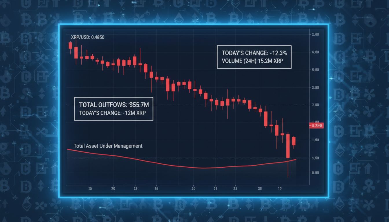 XRP 현물 ETF, 첫 순유출…21셰어스 ‘TOXR’ 하루 새 686억 원 이탈