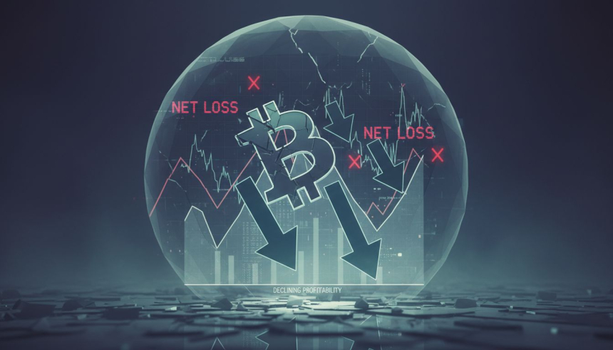  비트코인($BTC), 순실현 손실로 전환…온체인 수익성 3개월 만에 적신호