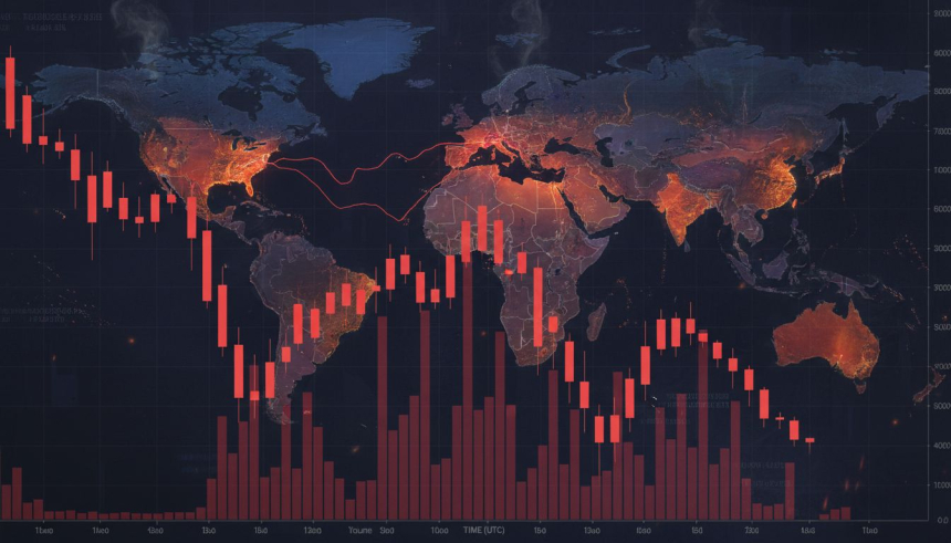  비트코인($BTC), 美-베네수엘라 군사 긴장에 하루 새 1,500달러 급락