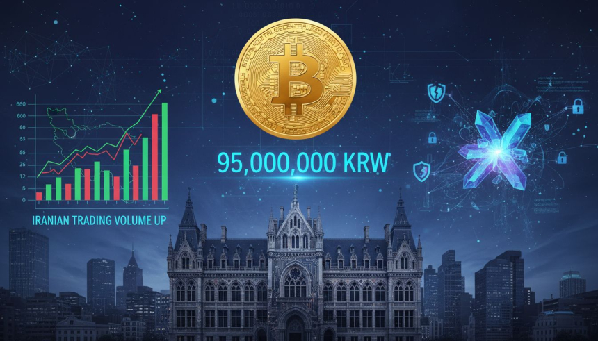  비트코인, 9,500만 원 지지선 사수…벨기에 은행 첫 거래 개시·이란 수요 급증 주목