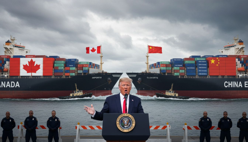  트럼프, 캐나다에 '100% 관세' 경고…중국과의 무역협정에 강력 반발