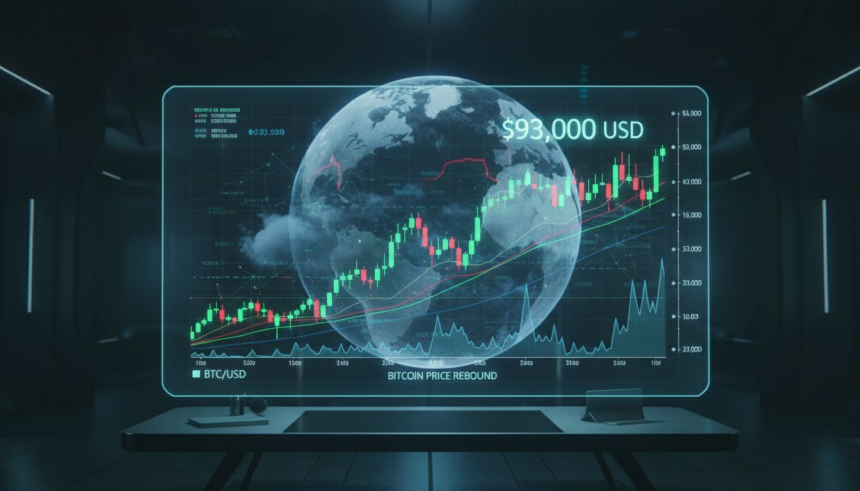 비트코인($BTC), 대체 투자처 부각…93,000달러 회복하며 95,000달러 돌파 시도
