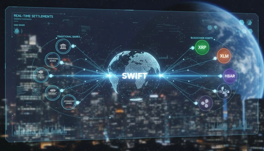 SWIFT, XRP·XLM·HBAR 연동 본격화… ‘다중체인 금융’ 시대 연다