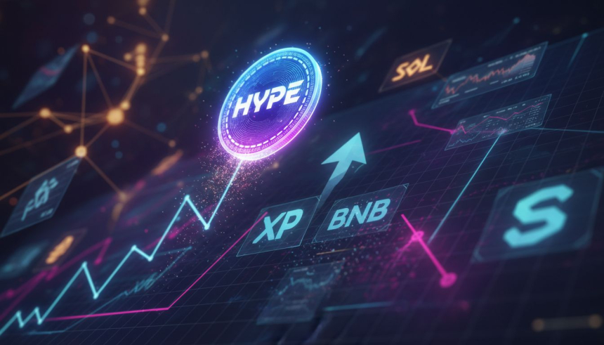  일주일간 +50% 급등… 하이퍼리퀴드, 'BNB·XRP 제쳤다' 다음은 솔라나?