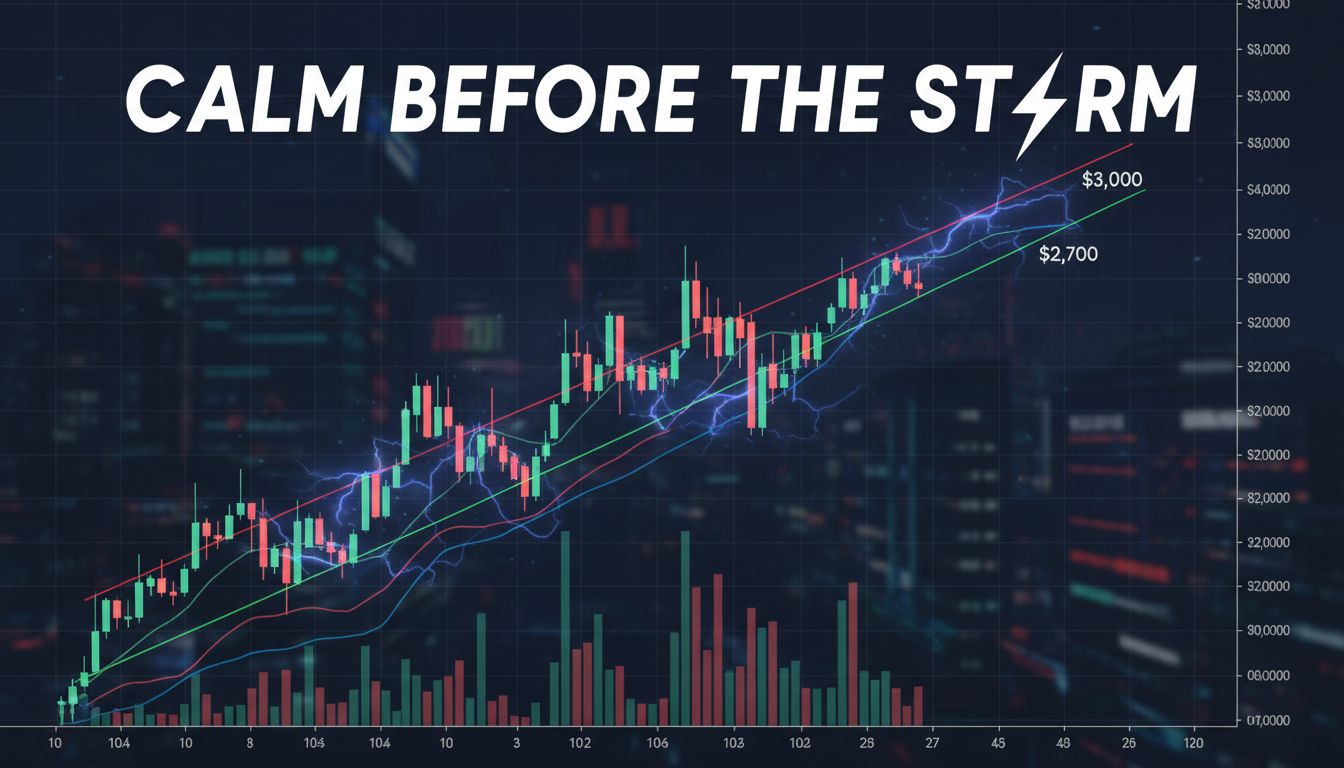 3,000달러 또 막힌 이더리움…유동성 '폭발 전 고요' 경계령
