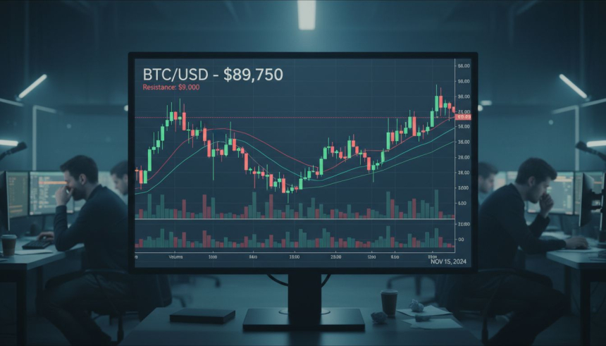  비트코인 $BTC 88,000달러 회복…단기 보유자 수익성 악화에 90,000달러 돌파 난항
