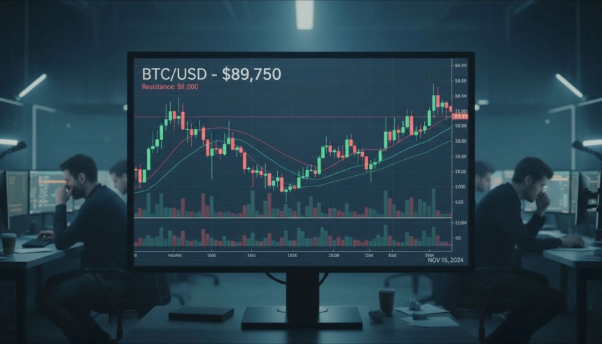 비트코인 $BTC 88,000달러 회복…단기 보유자 수익성 악화에 90,000달러 돌파 난항