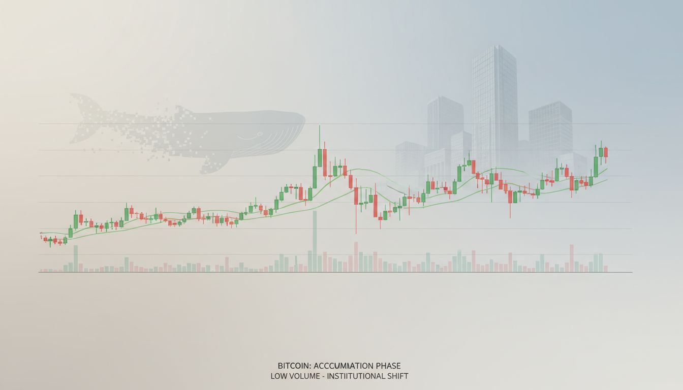 비트코인($BTC) 박스권 지속…'고래 매도 사이클 종료' 속 자금 유입 급감