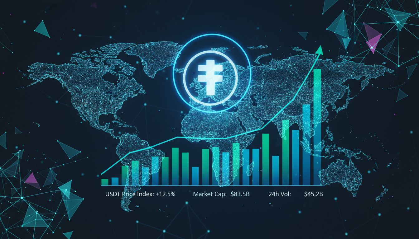 2025년 암호화폐 최대 실적 기업은 테더…매출 7.5조 원, 시장 점유율 60% 돌파