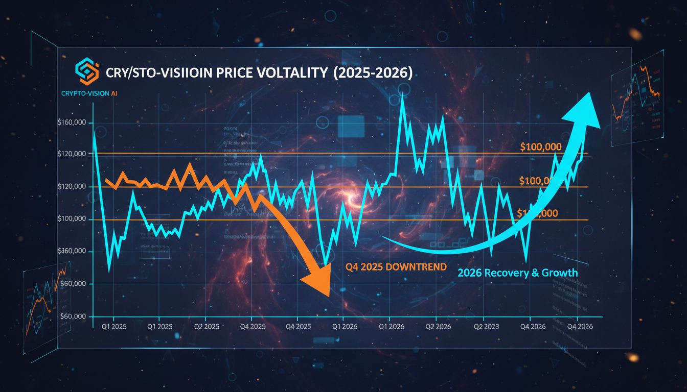비트코인($BTC), 2025년 4분기 23% 급락…전문가 '2026년 8만~14만 달러 박스권 안착 가능성'