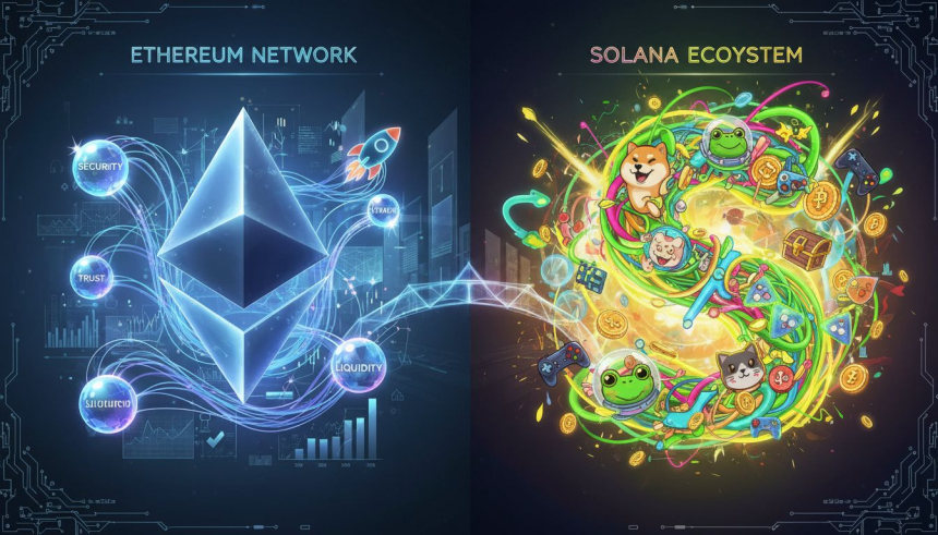  “기관투자자, 이더리움 선택 중”…신뢰·보안서 솔라나 압도